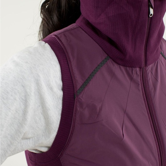 Lululemon Won't Stop Vest Plum Size 4 Rulu - Picture 7 of 8